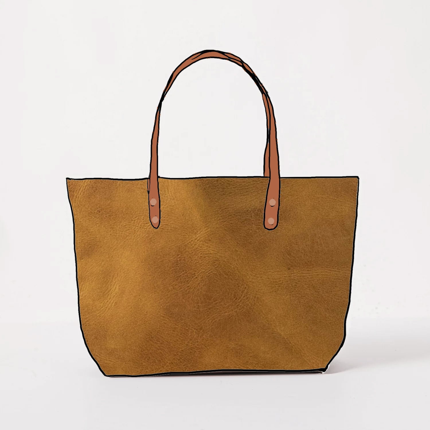 Scratch-and-Dent Mustard East West Tote