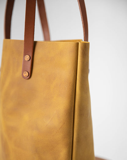 Scratch-and-Dent Mustard Tote