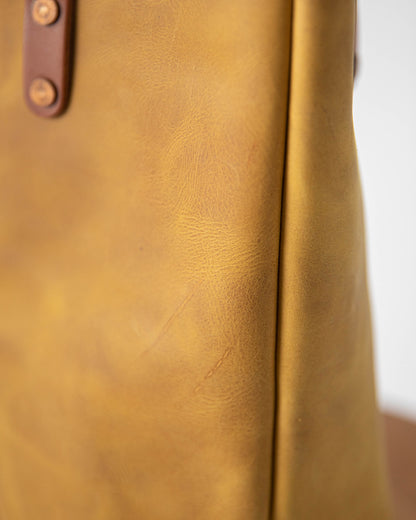 Scratch-and-Dent Mustard Tote