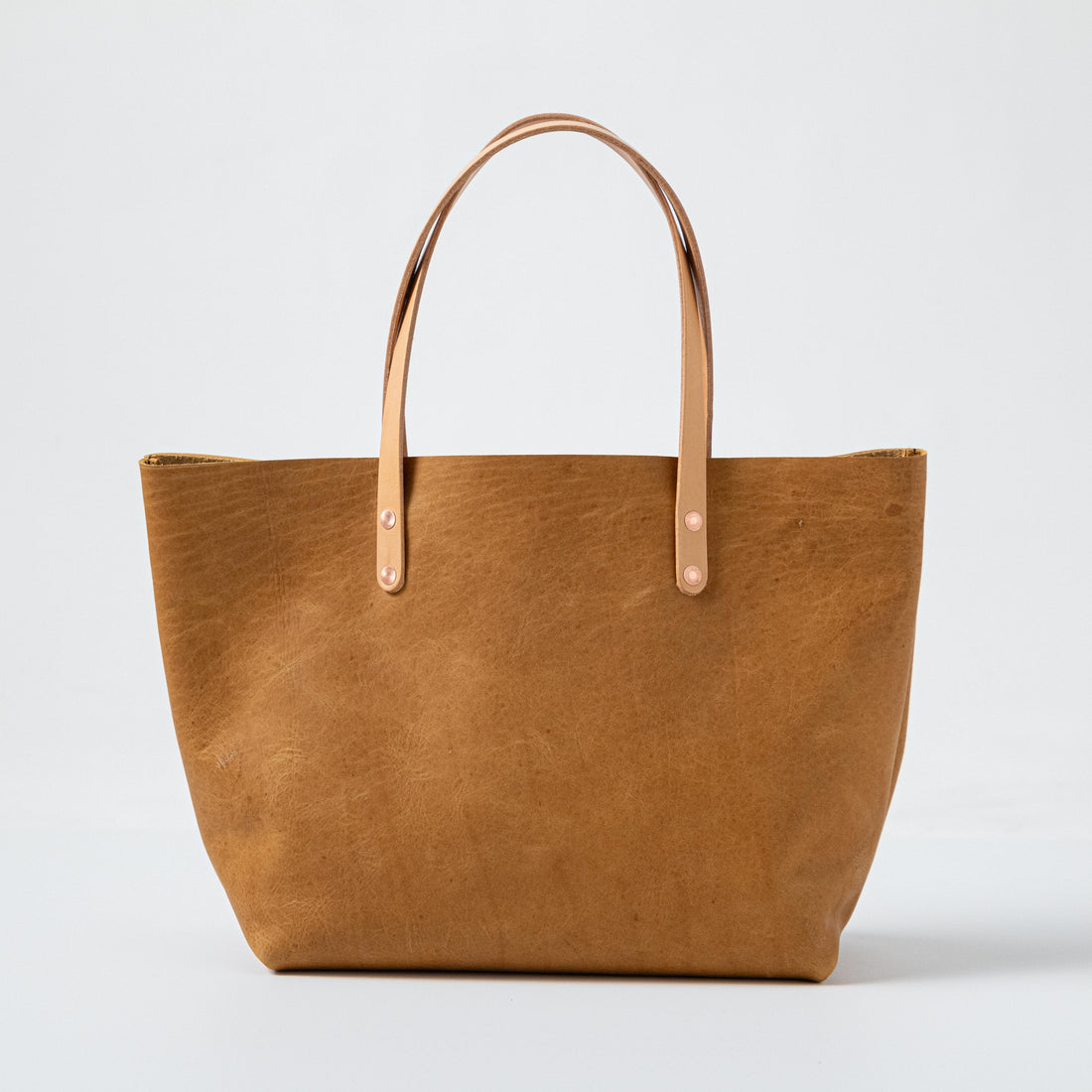 Scratch-and-Dent Natural Bison East West Tote