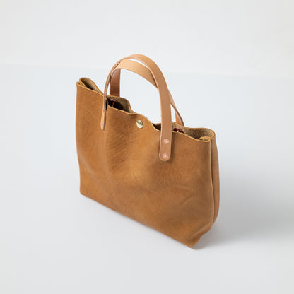 Scratch-and-Dent Natural Bison Mini Tote