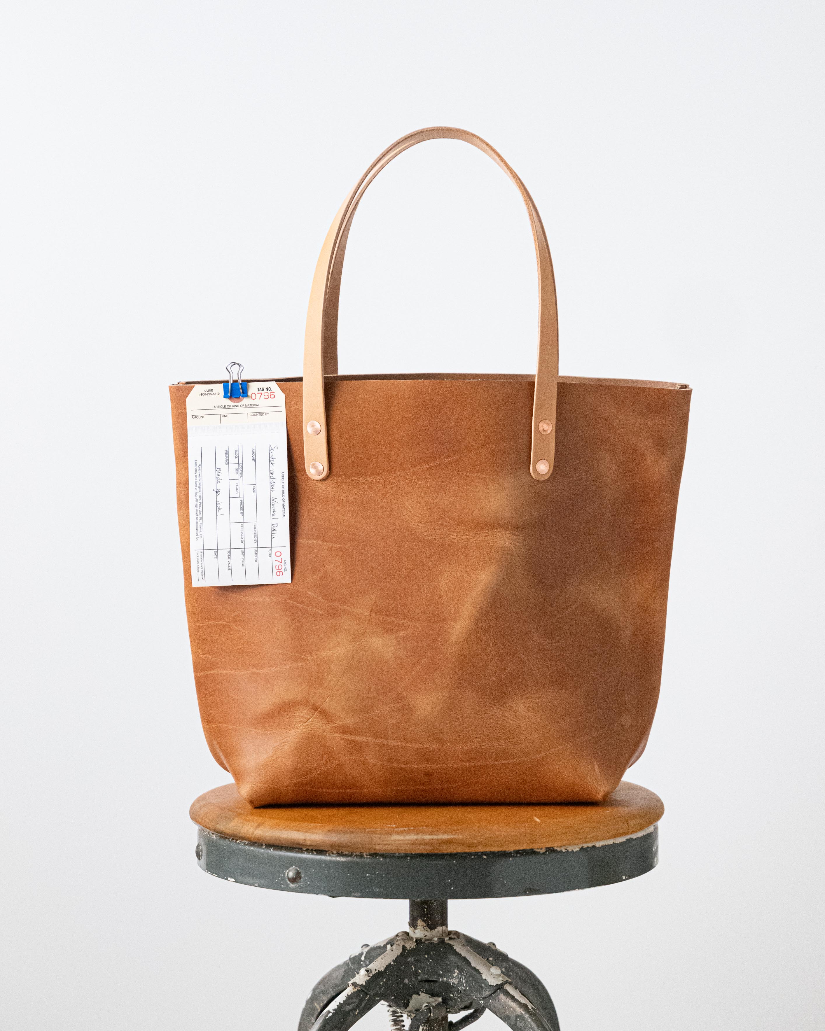 Scratch and Dent Natural Dublin Tote handmade leather tote bag leather bags tote handmade leather bags at KMM Co