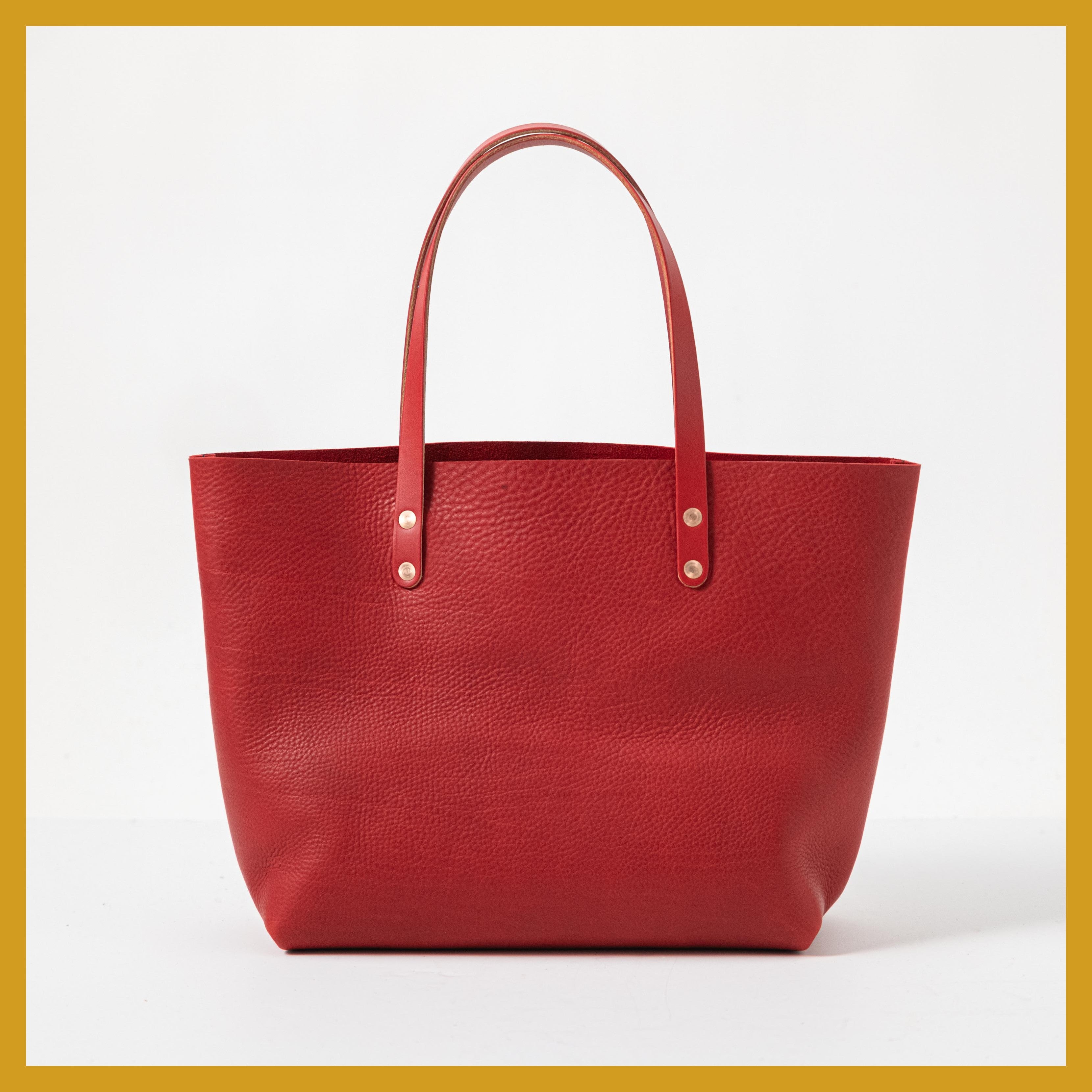 Scratch-and-Dent Red Cypress East West Tote