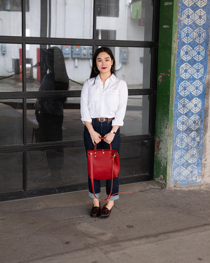 Scratch-and-Dent Red Cypress Mini Tote