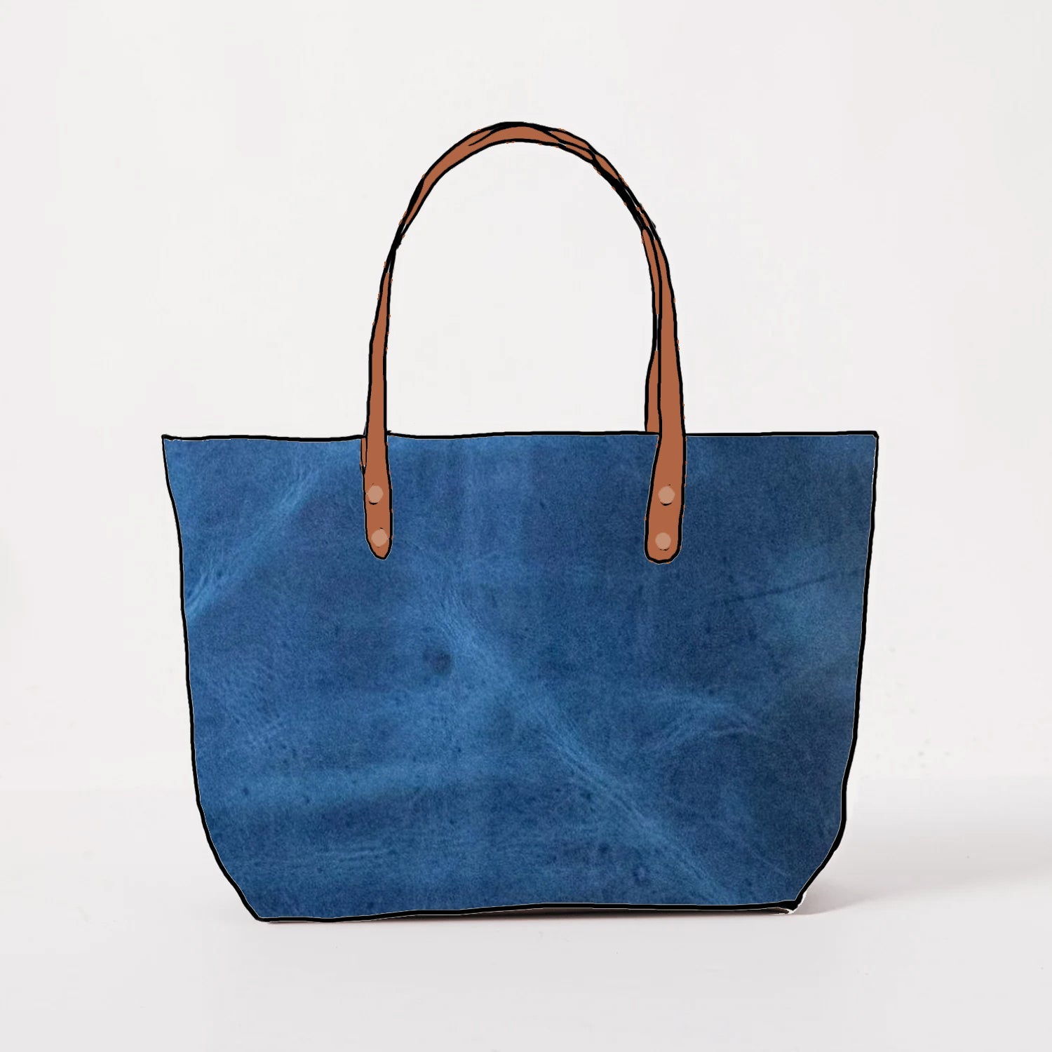 Scratch-and-Dent Sapphire East West Tote