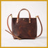 Scratch-and-Dent Tan Kodiak Mini Tote- tan small tote bags handmade in America