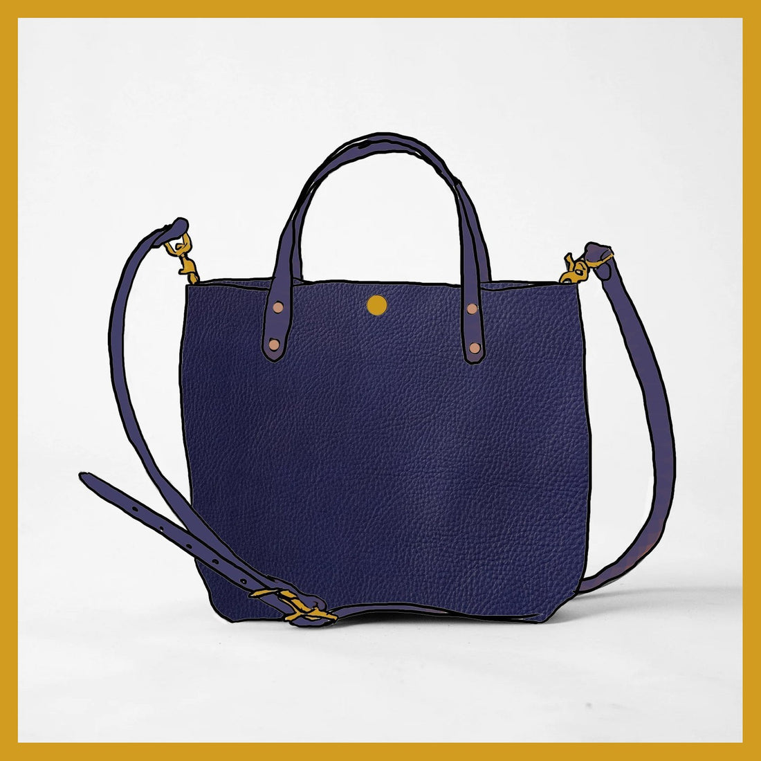 Scratch-and-Dent Violet Cypress Mini Tote