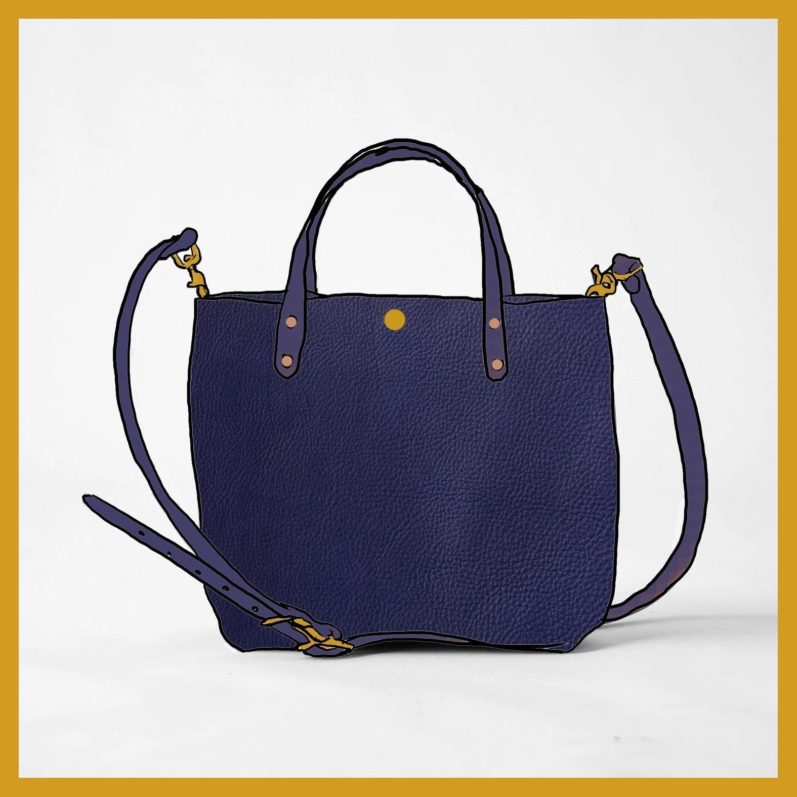 Scratch-and-Dent Violet Cypress Mini Tote