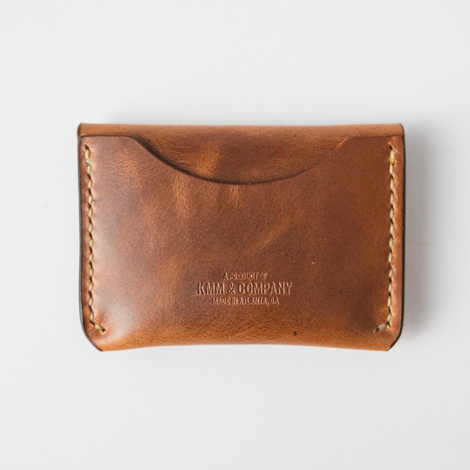 Sesame Double Shot Flap Wallet- mens leather wallet - handmade leather wallets at KMM &amp; Co.