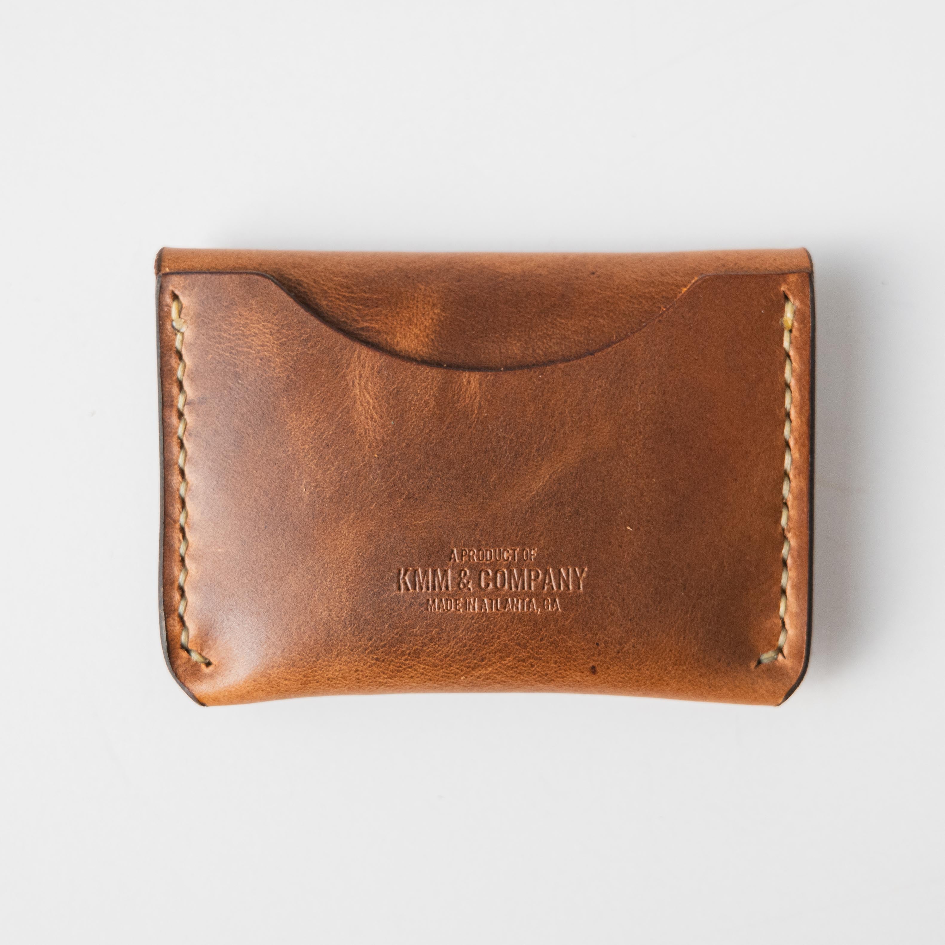 Sesame Double Shot Flap Wallet- mens leather wallet - handmade leather wallets at KMM &amp; Co.