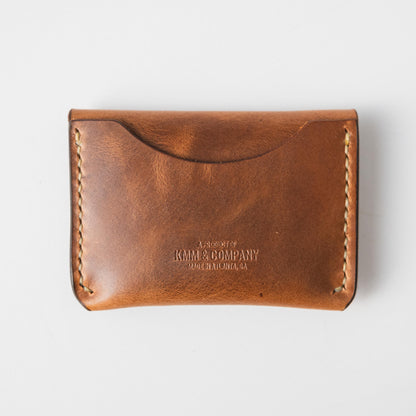 Sesame Double Shot Flap Wallet- mens leather wallet - handmade leather wallets at KMM &amp; Co.