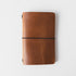 Sesame Double Shot Travel Notebook- leather journal - leather notebook - KMM & Co.