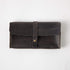 Storm Grey Clutch Wallet- leather clutch bag - leather handmade bags - KMM & Co.
