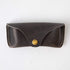 Storm Grey Sunglasses Case- leather glasses case - KMM & Co.