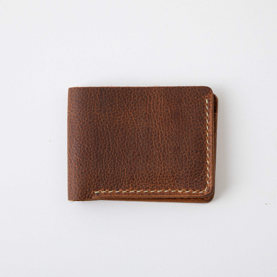 Tan Kodiak Billfold- leather billfold wallet - mens leather bifold wallet - KMM &amp; Co.