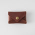 Tan Kodiak Card Envelope- card holder wallet - leather wallet made in America at KMM & Co.