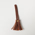 Tan Kodiak Mini Tassel- leather tassel keychain - KMM & Co.