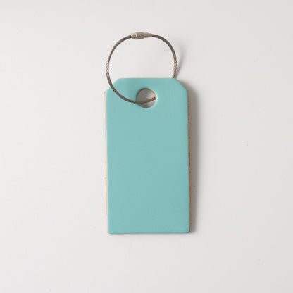 Topaz Leather Tag- personalized luggage tags - custom luggage tags - KMM &amp; Co.