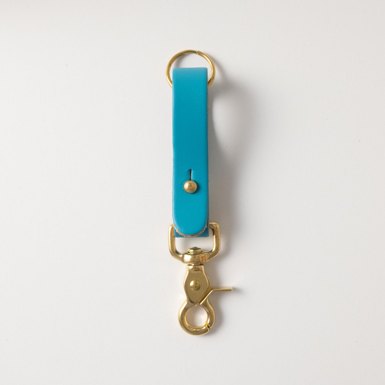 Turquoise Key Lanyard- leather keychain for men and women - KMM &amp; Co.