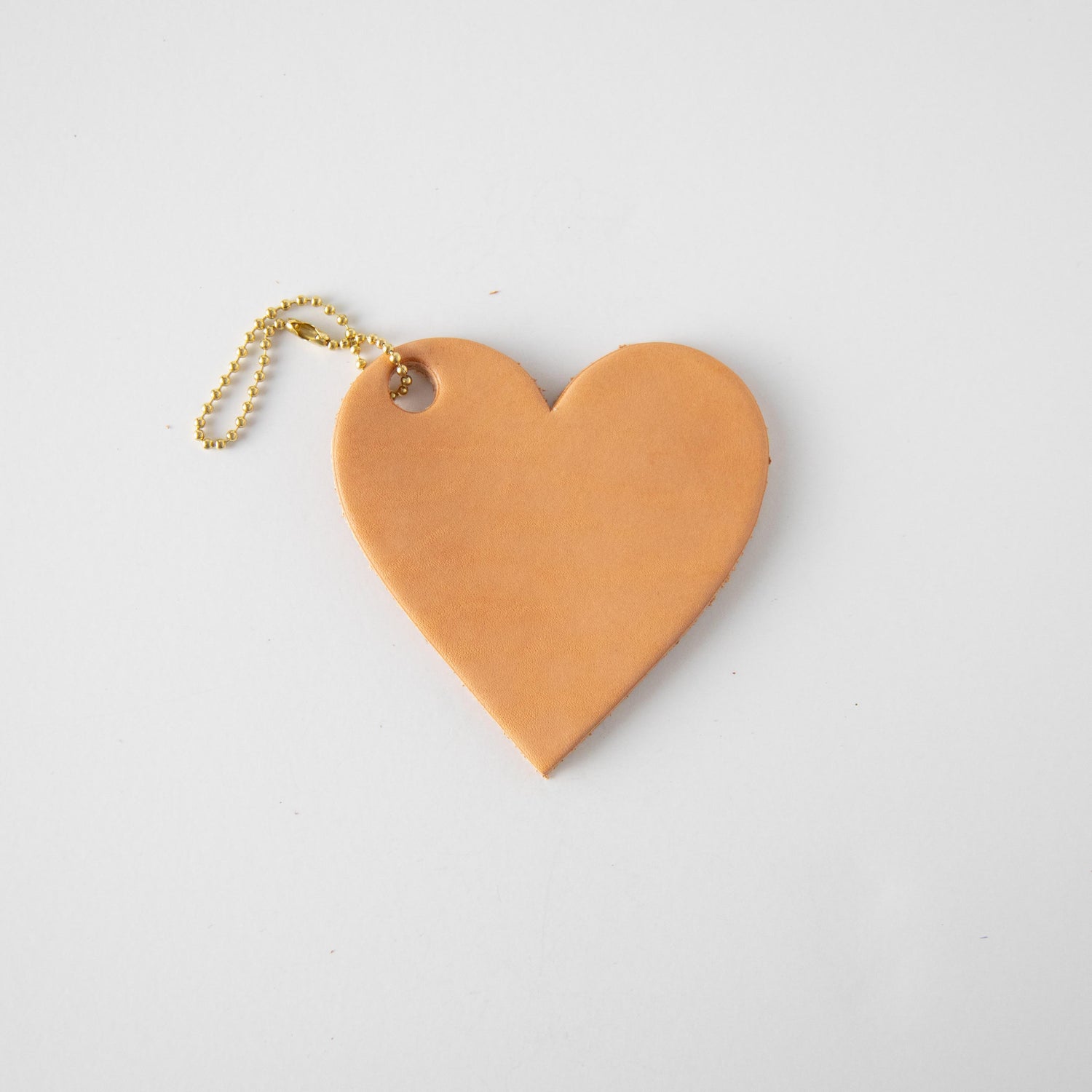Vegetable Tan Leather Heart Tag- personalized luggage tags - custom luggage tags - KMM &amp; Co.