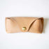 Vegetable Tan Sunglasses Case- leather glasses case - KMM & Co.