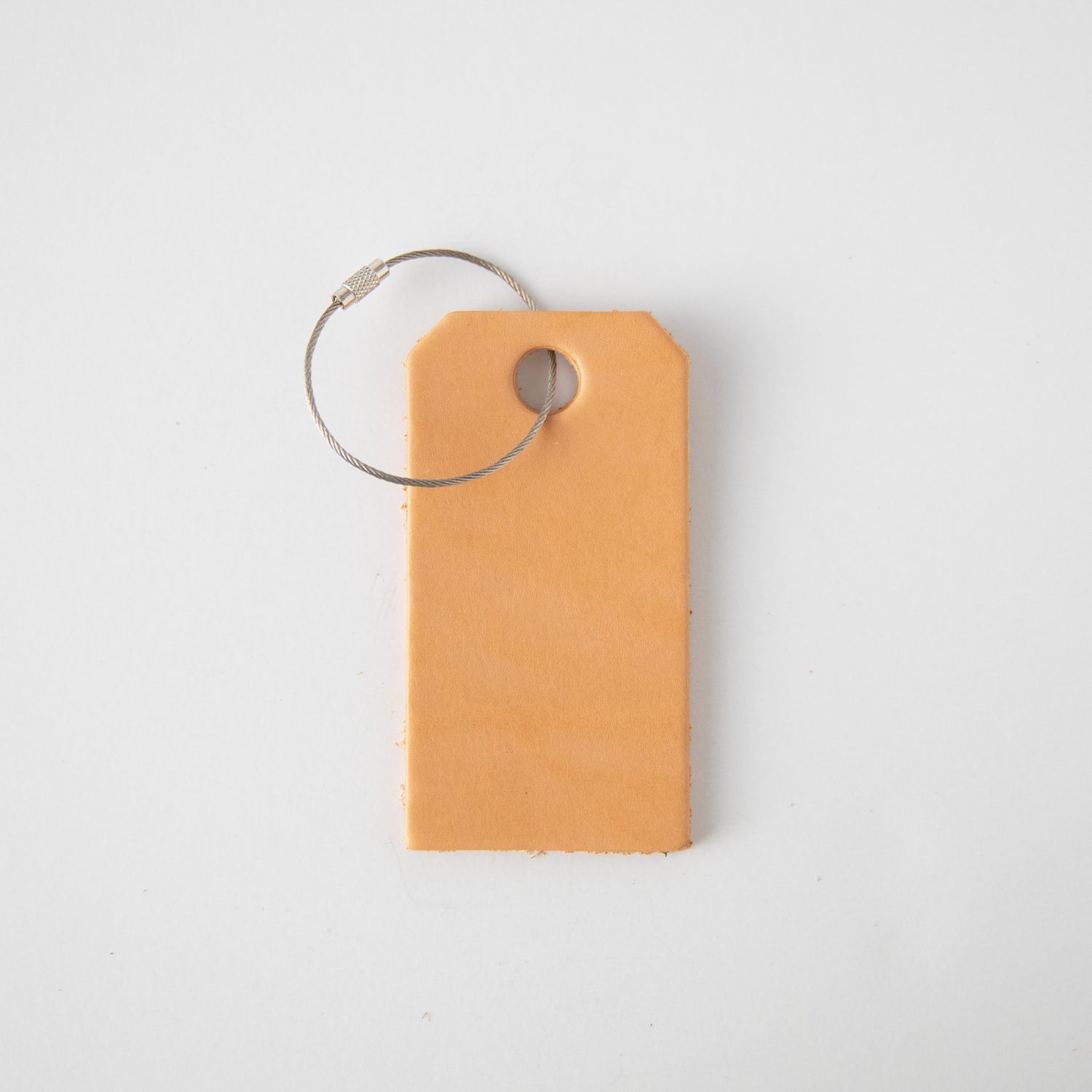 Vegetable Tanned Leather Tag- personalized luggage tags - custom luggage tags - KMM &amp; Co.