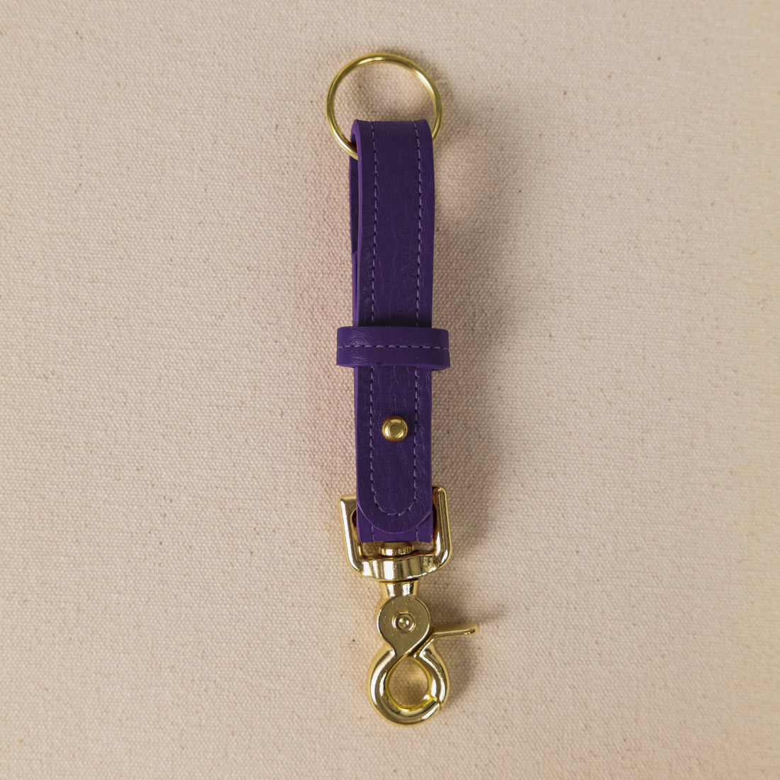 Violet Cypress Key Lanyard- leather keychain for men and women - KMM &amp; Co.