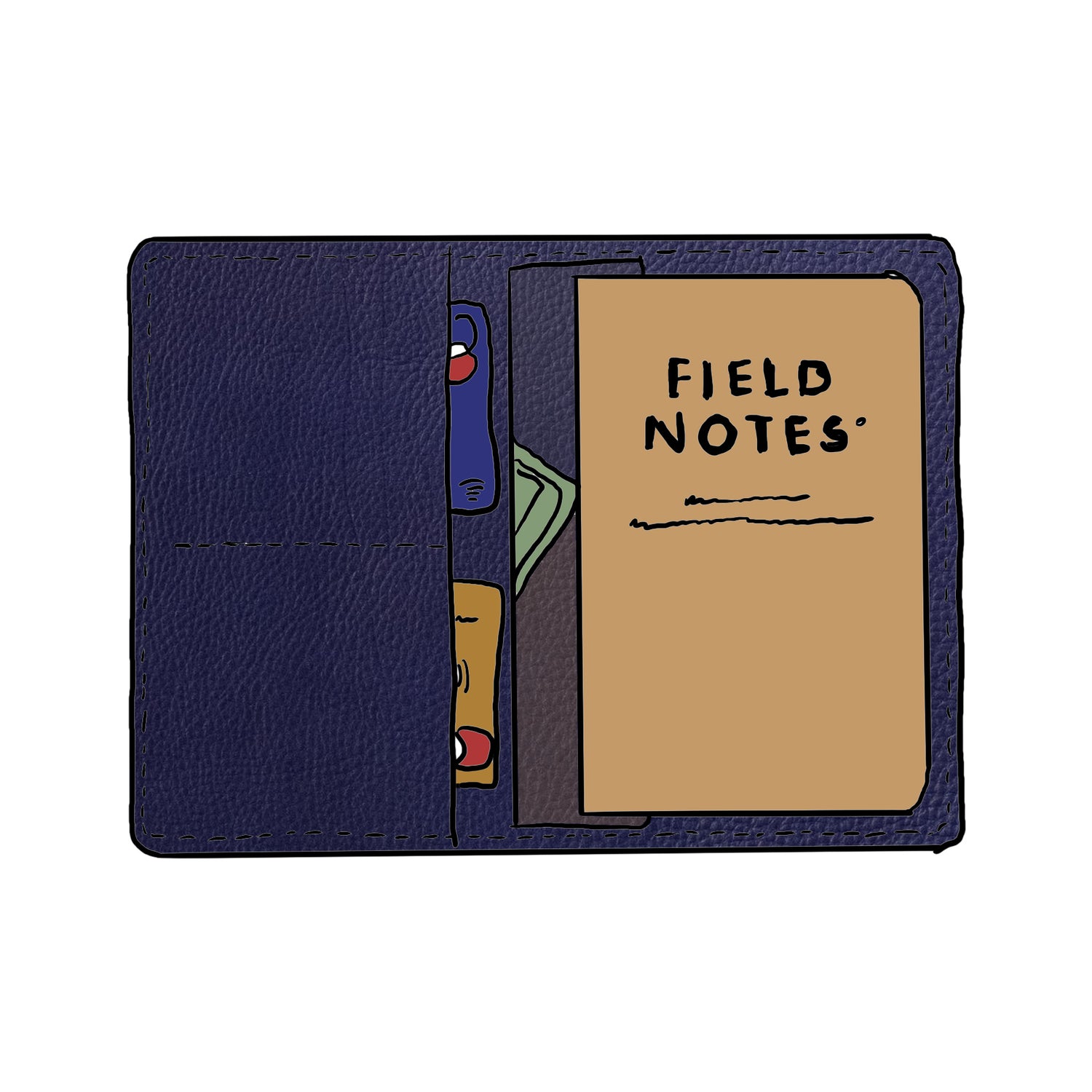 Violet Cypress Passport Wallet