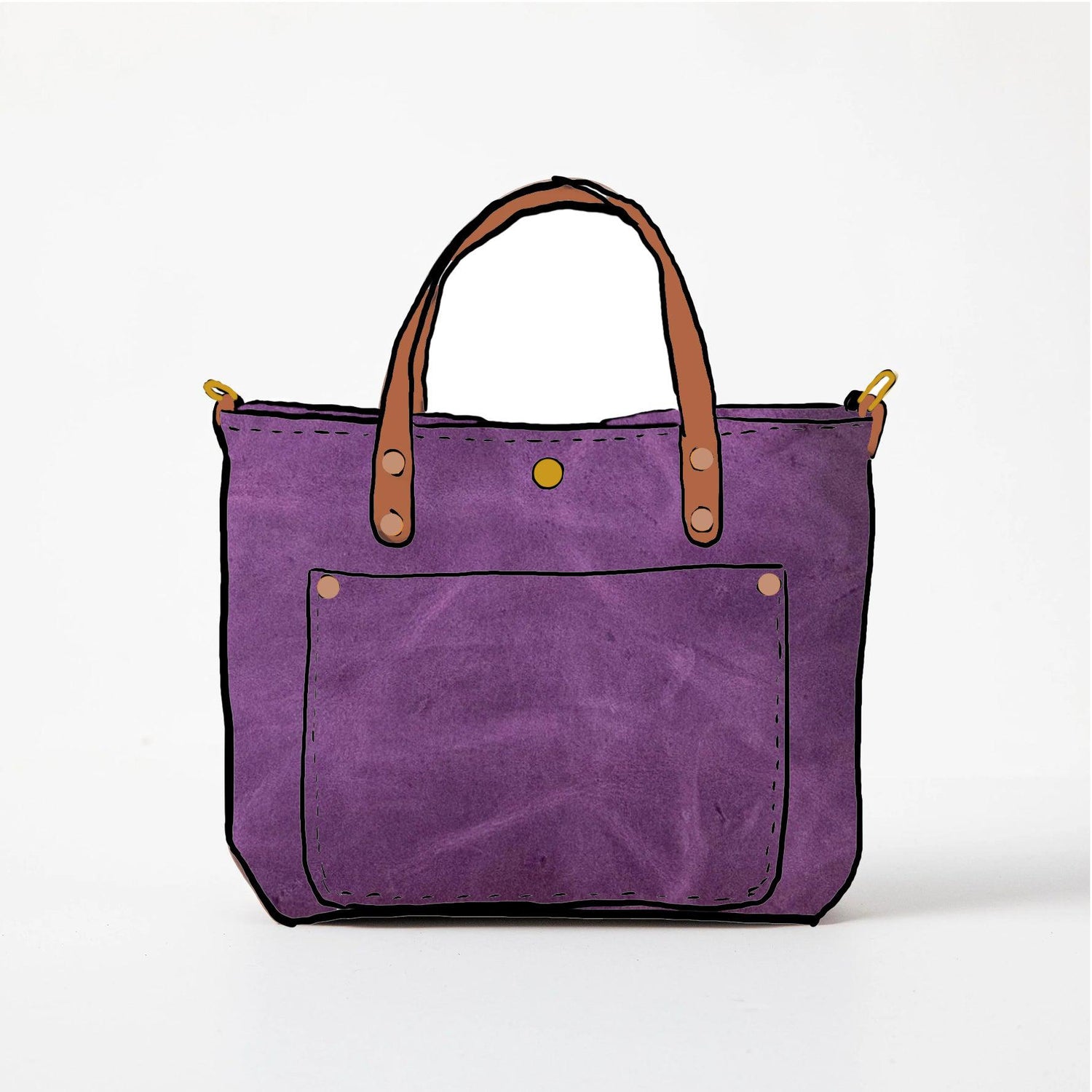 Scratch-and-Dent Amethyst Mini Travel Tote