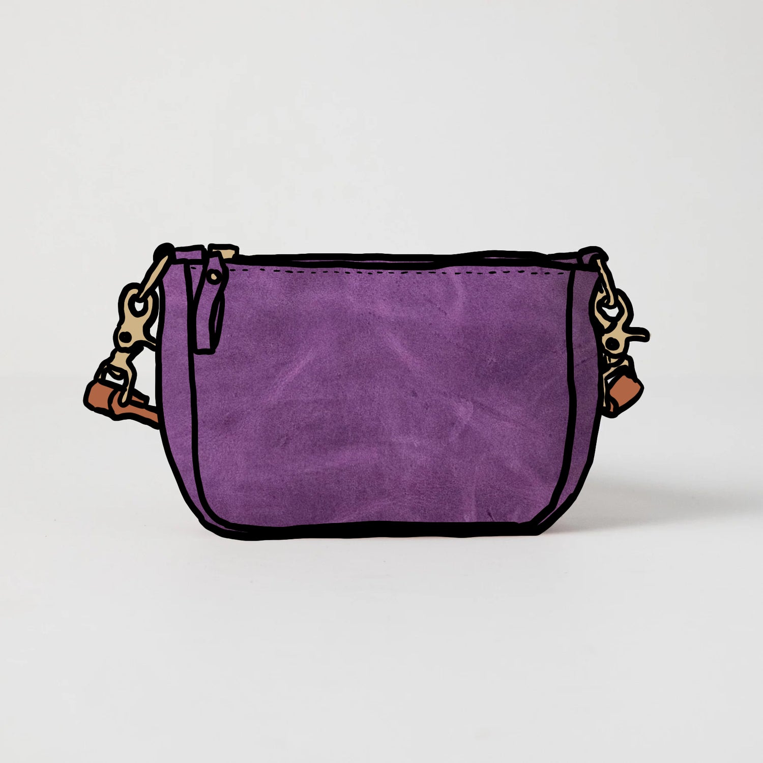 Scratch-and-Dent Amethyst Mini Crossbody Bag