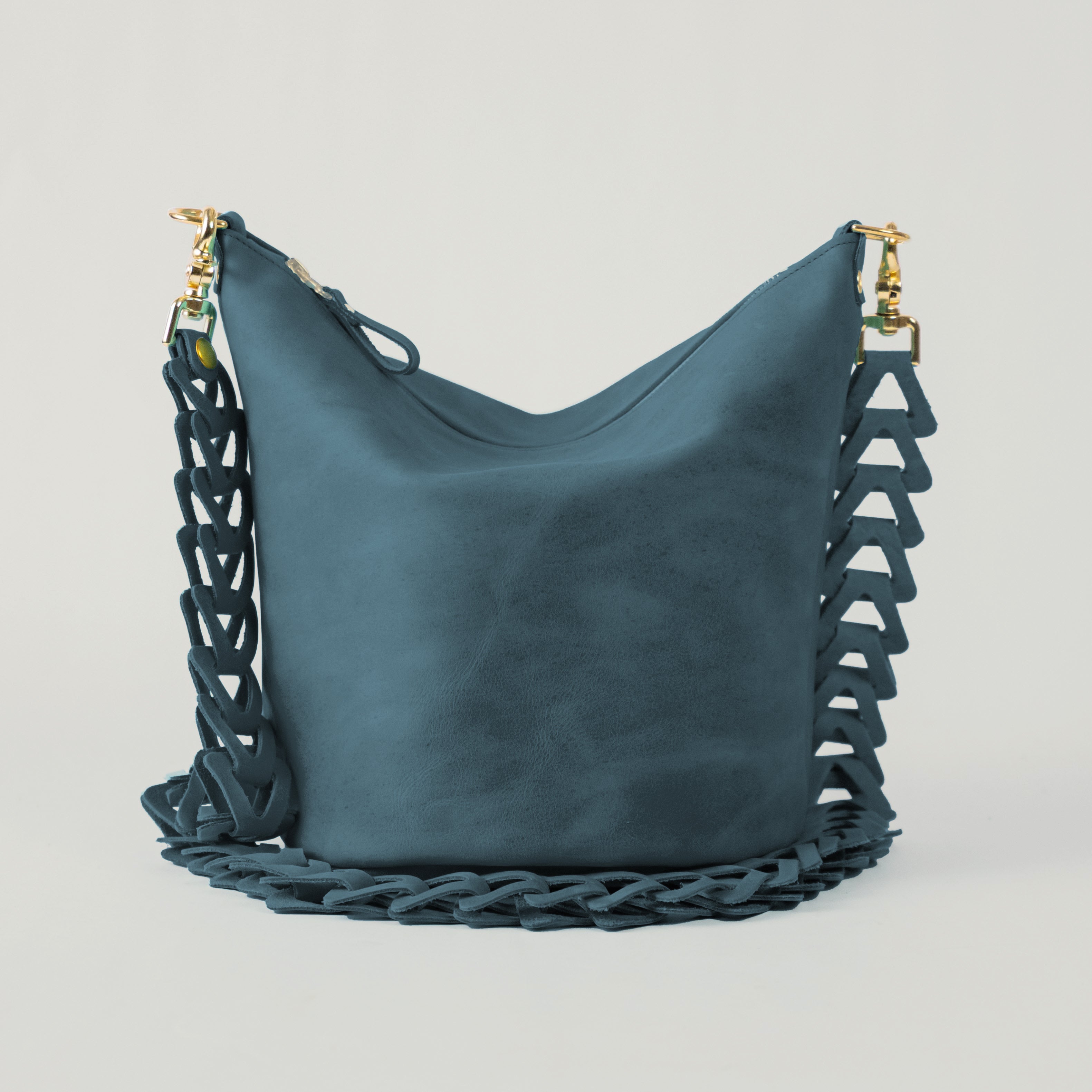 Denver Zip-Top Bucket Bag