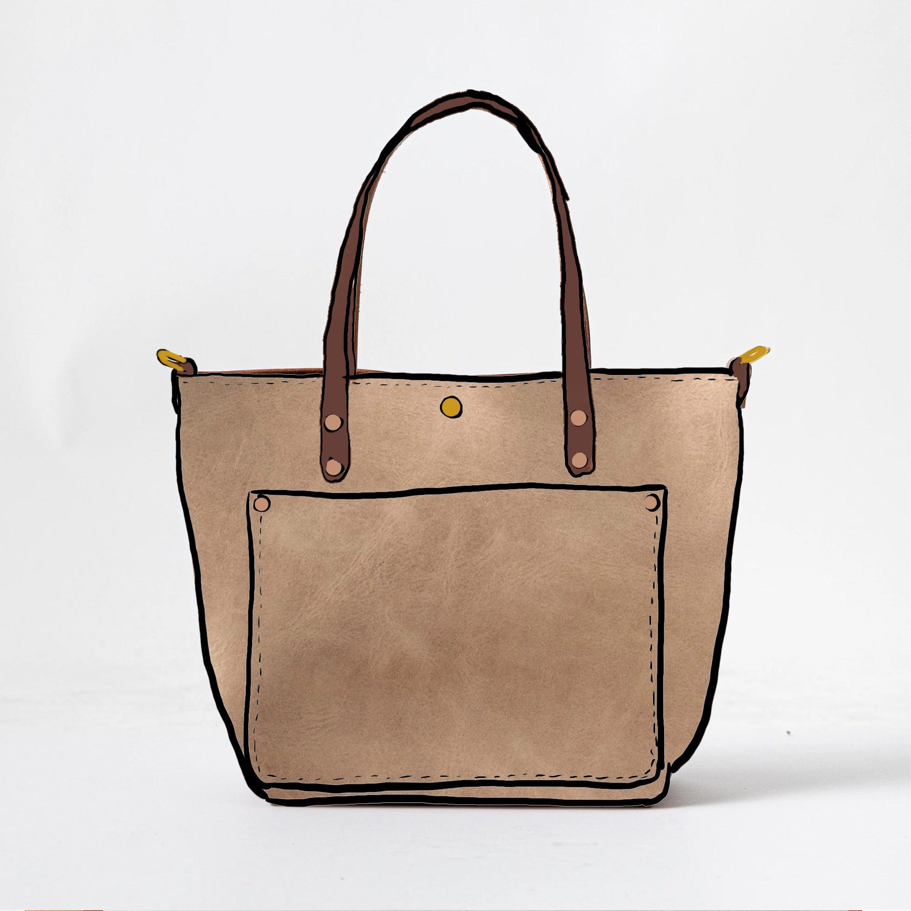 Scratch-and-Dent Beige Travel Tote