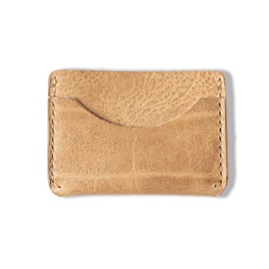 Beige Bison Card Case