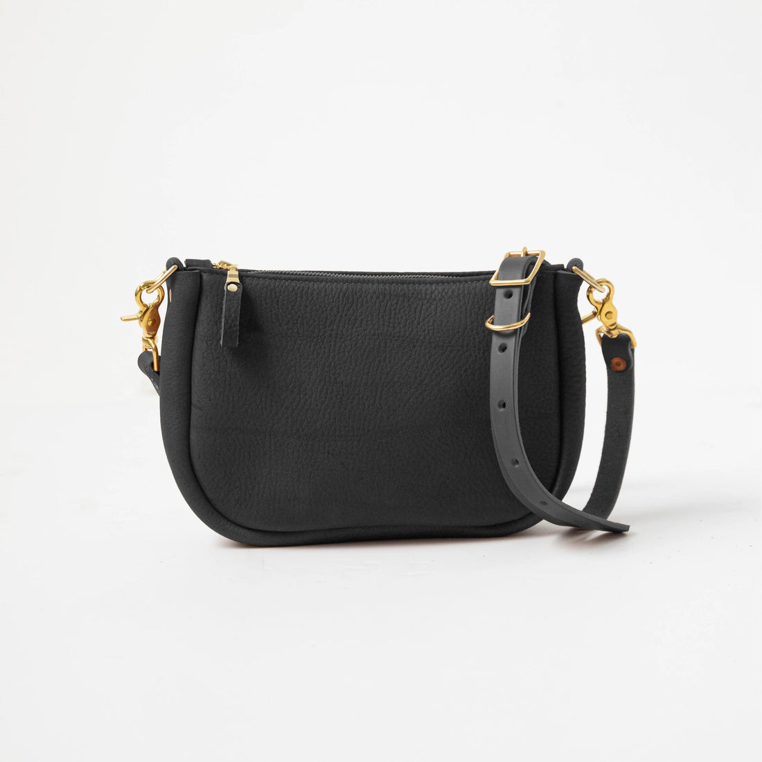Black Adirondack Medium Crossbody Bag