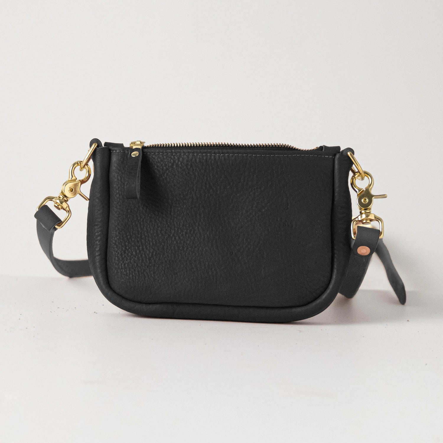 Black Adirondack Mini Crossbody Bag