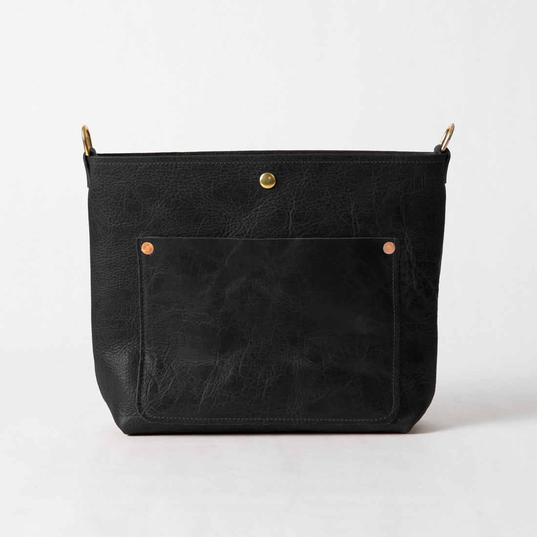 Black Navajo Bison Crossbody Travel Tote