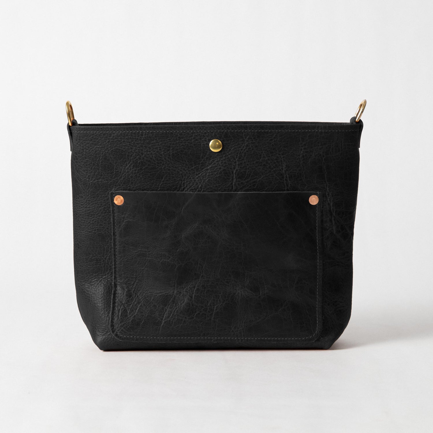 Black Navajo Bison Crossbody Travel Tote