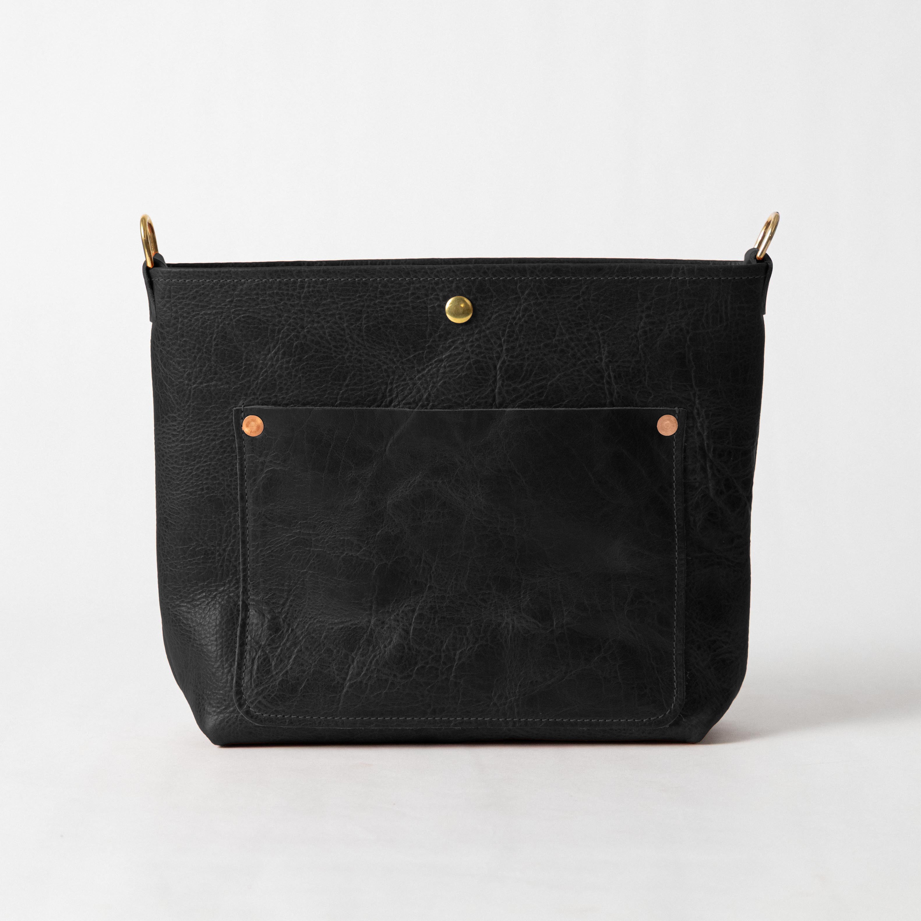 Black Navajo Bison Crossbody Travel Tote