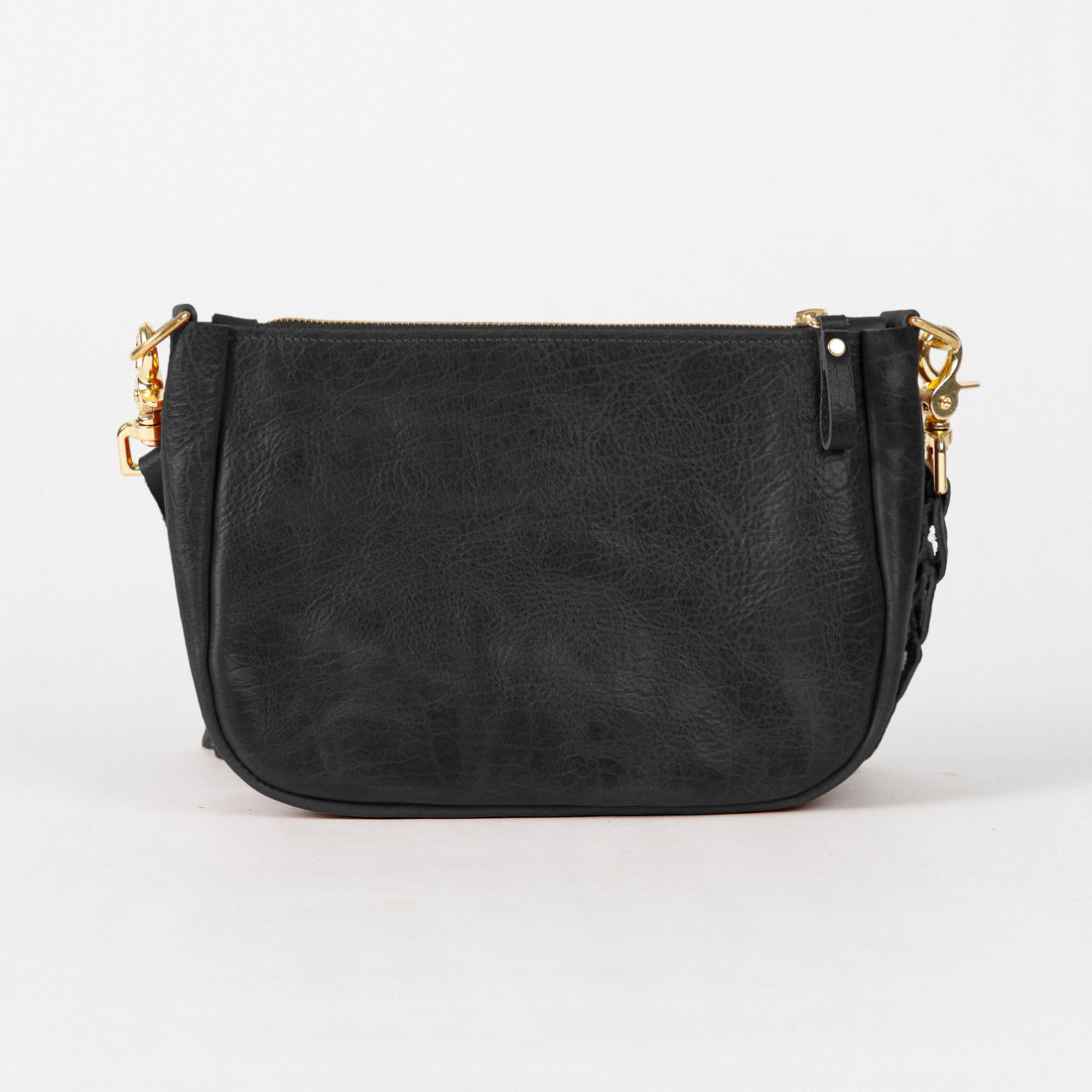 Black Navajo Bison Crossbody Bag