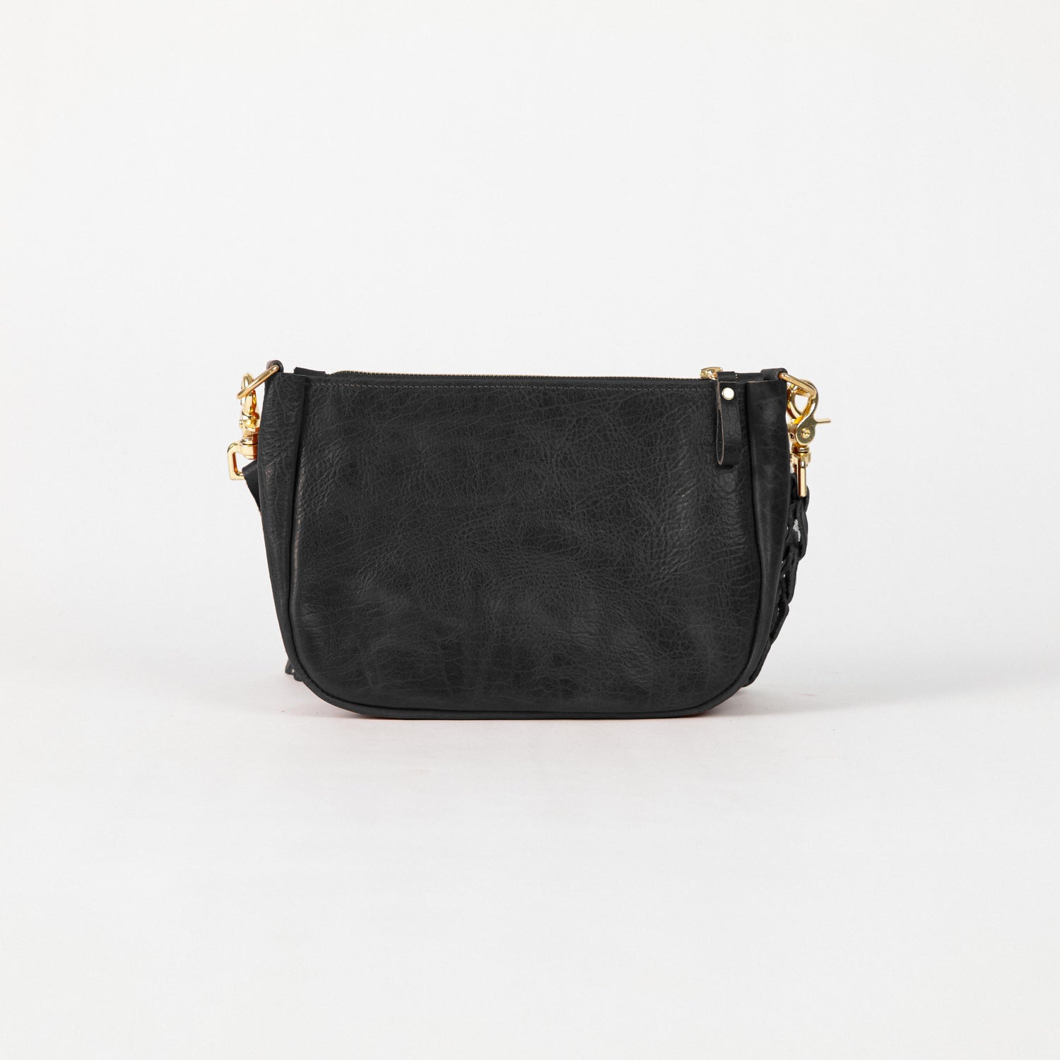 Black Navajo Bison Mini Crossbody Bag