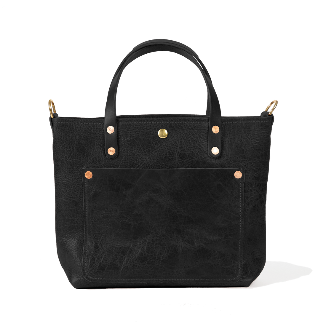Black Navajo Bison Mini Travel Tote