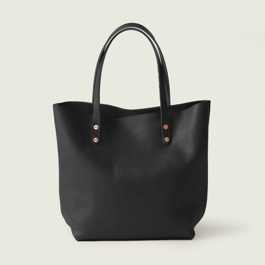 Black Bulldog Bucket Tote