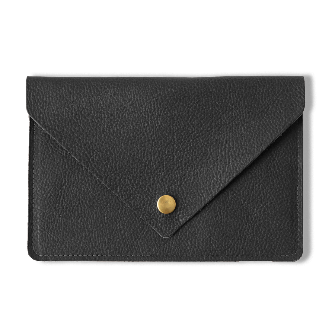 Black Kodiak Leather Clutch