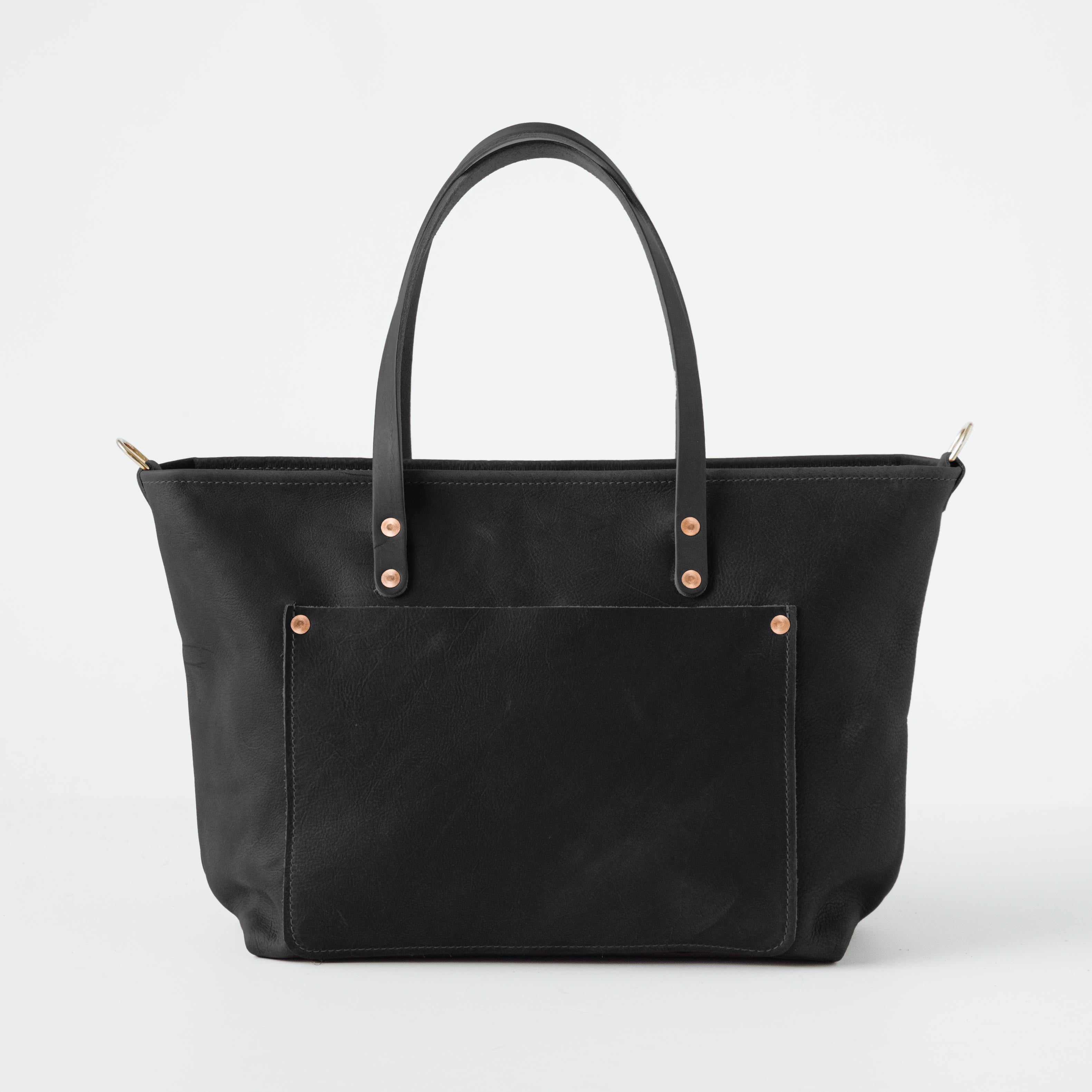 Kmm and Co mini tote in black deals kodiak