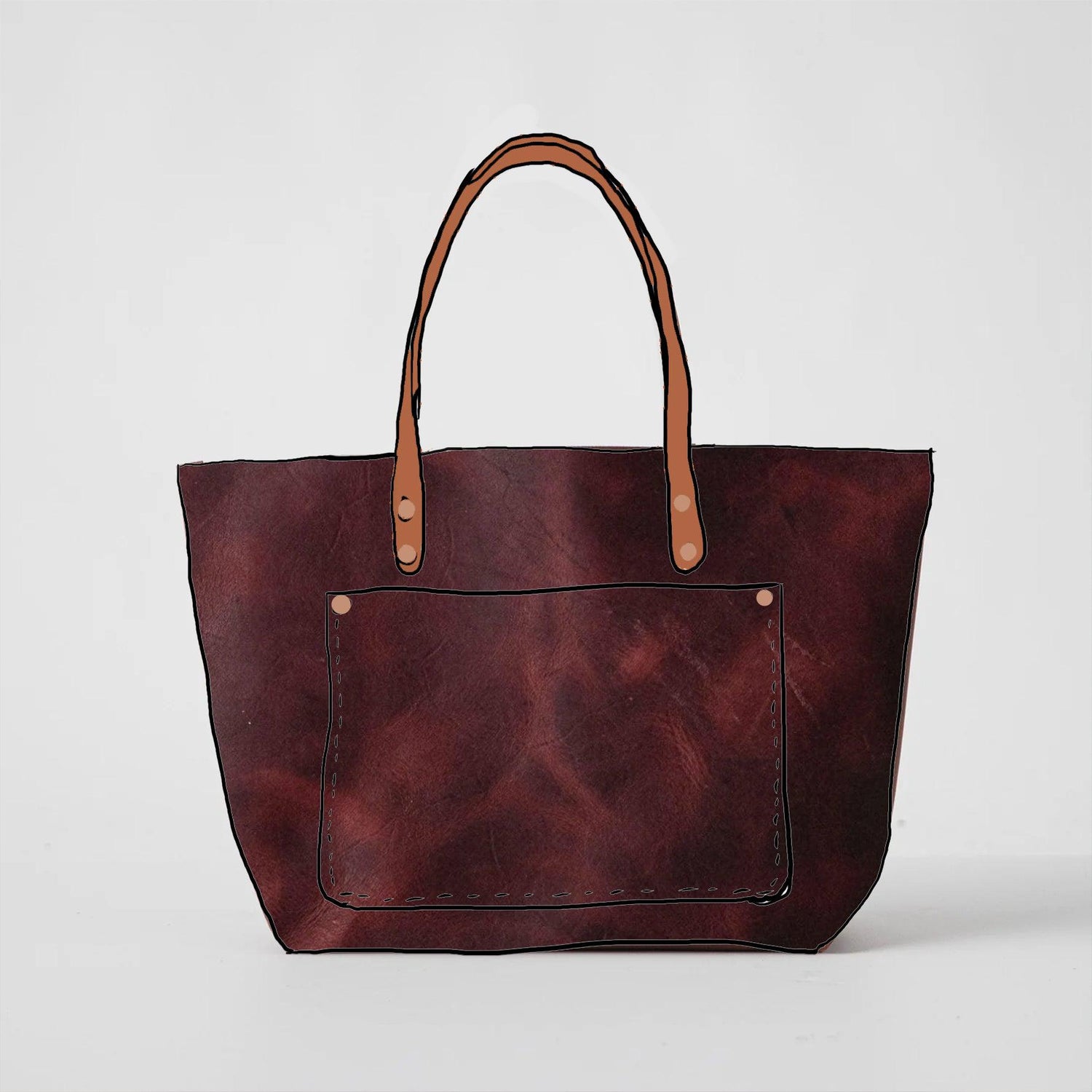 Scratch-and-Dent Blood Moon Market Tote