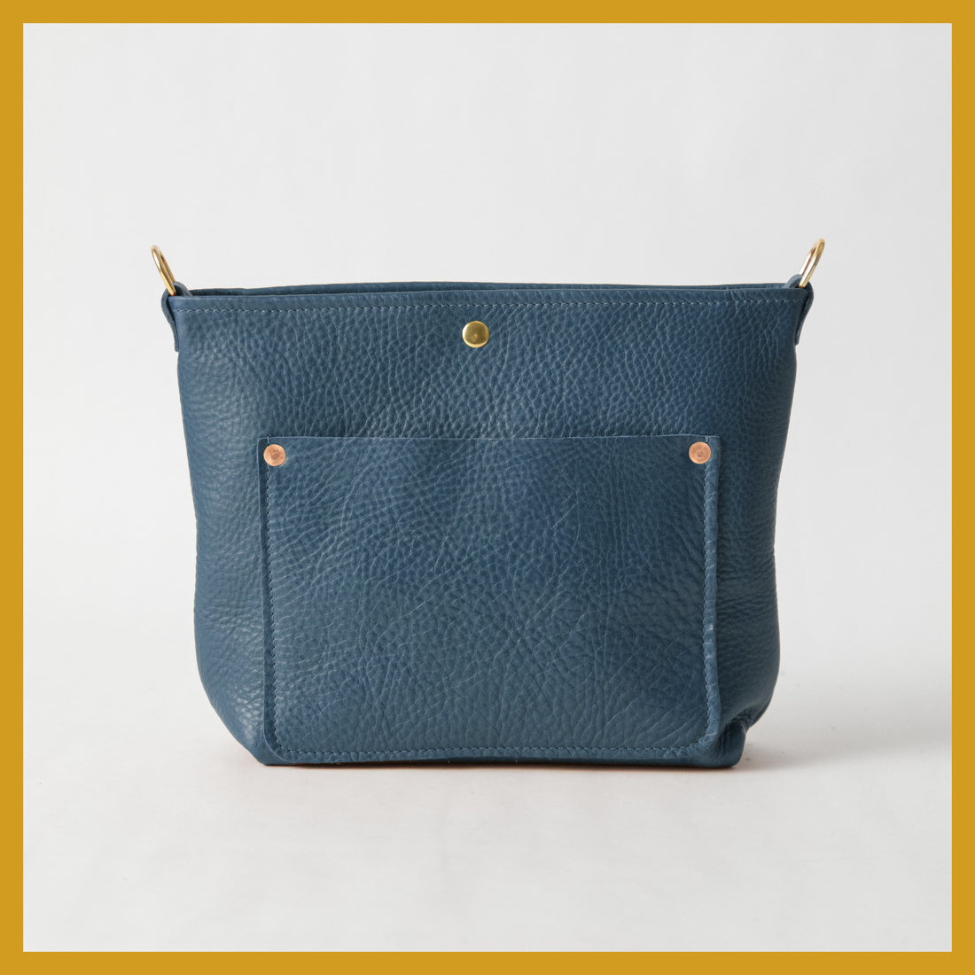 Scratch-and-Dent Blue Cypress Crossbody Travel Tote