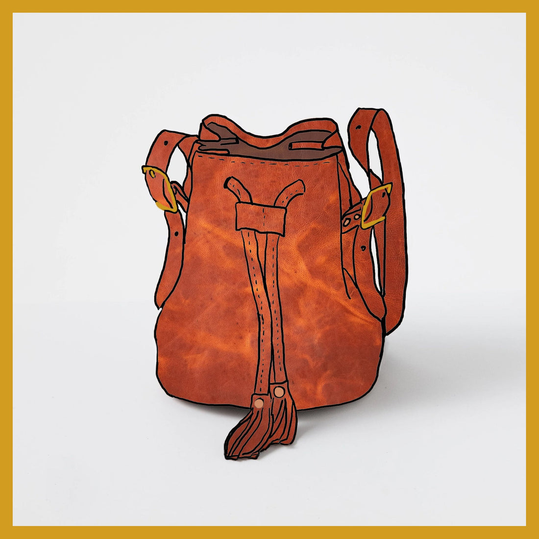 Scratch-and-Dent Brick Kodiak Bucket Bag