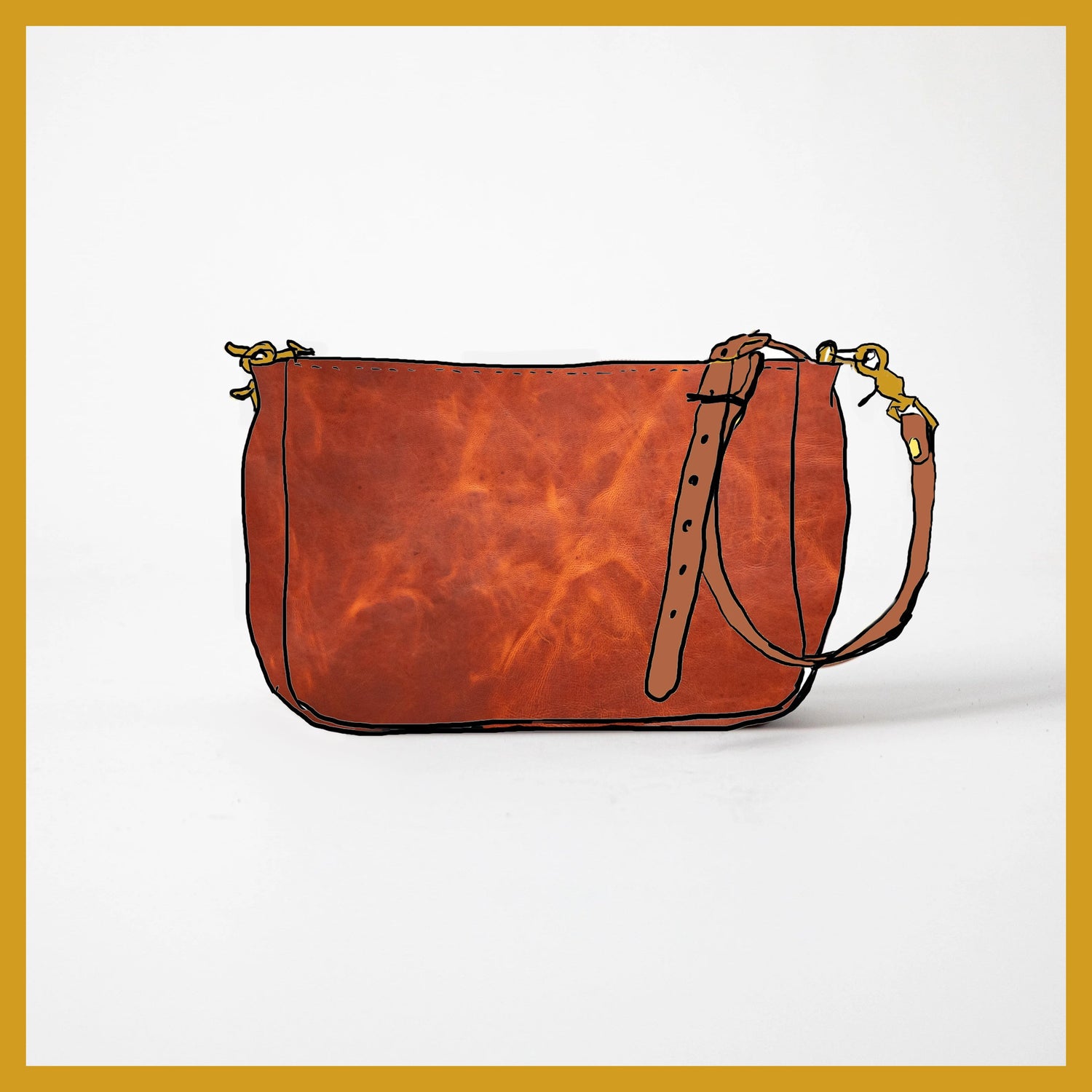 Scratch-and-Dent Brick Kodiak Crossbody Bag