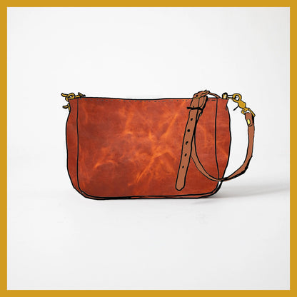 Scratch-and-Dent Brick Kodiak Crossbody Bag