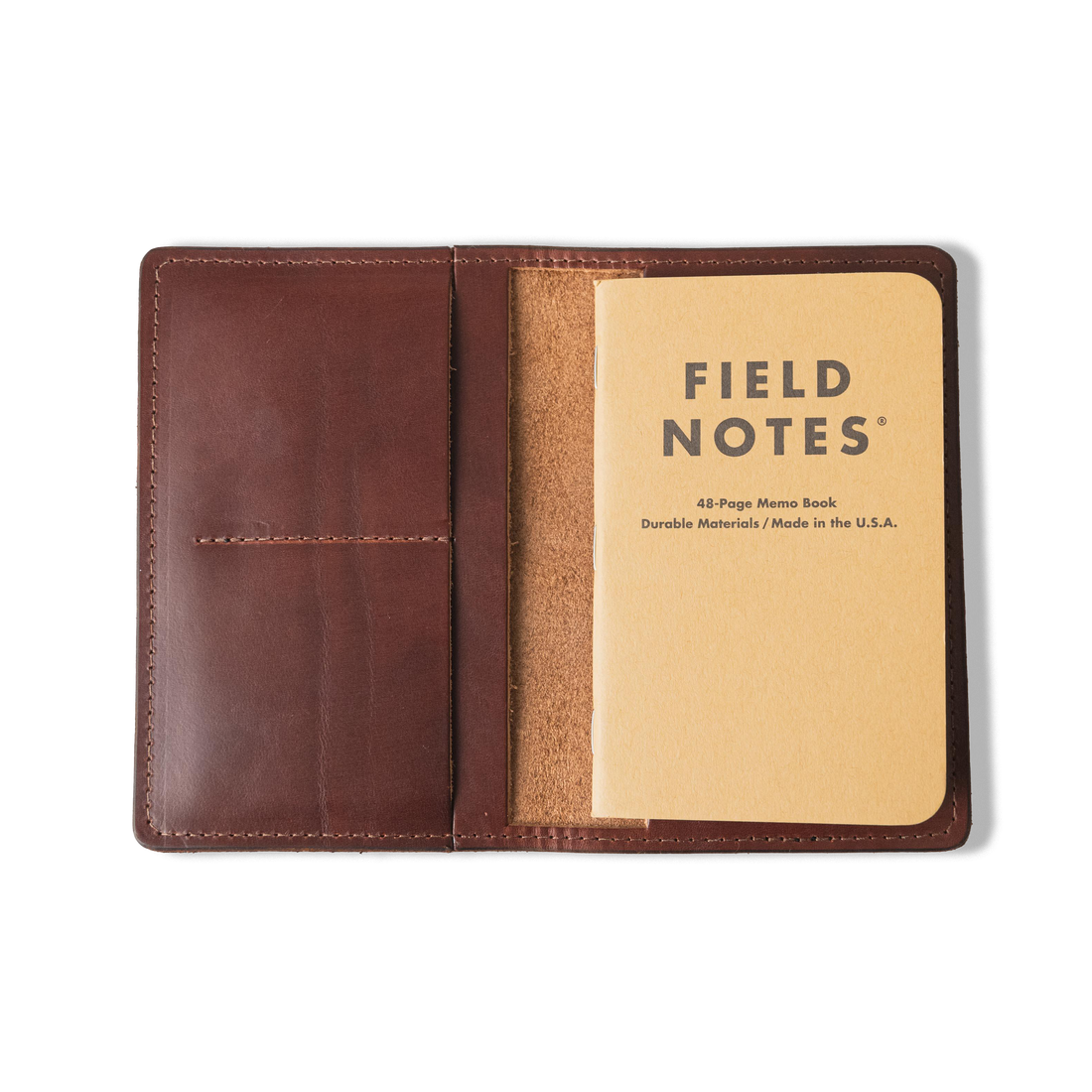 British Tan Double Shot Passport Wallet